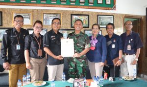 KPU Tabanan Audiensi dengan Dandim 1619/Tabanan