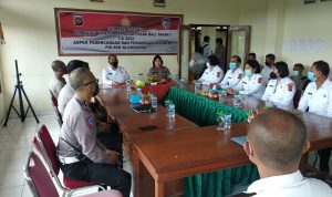 Jajaran Polsek Polres Klungkung Menerima Tim Audit