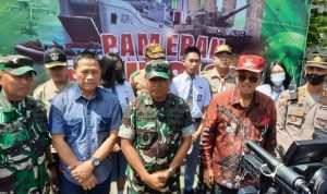 Rangkaian HUT ke 64 Kodam XIII/mdk, Bupati Minahasa Kunjungi Pameran Alutsista Tondano