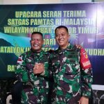 Yon Armed 19/105 Tarik Bogani Mulai Bertugas Jaga Perbatasan RI-Malaysa
