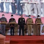 Bupati Bungo Hadiri Syukuran HUT Bhayangkara ke-76 di SPN Polda Jambi