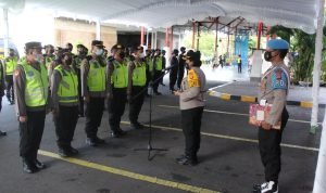 Polres Bandara Laksanakan Apel Giat Ops Gapura Agung IV Pam Jelang FMM