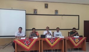 Pasiter Kodim 1616/Gianyar Hadiri RaKor Bersama Forkopimda Gianyar