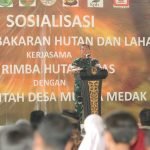 Pangdam II/Sriwijaya Sosialisasikan Bahaya Karhutla di Desa Muara Medak