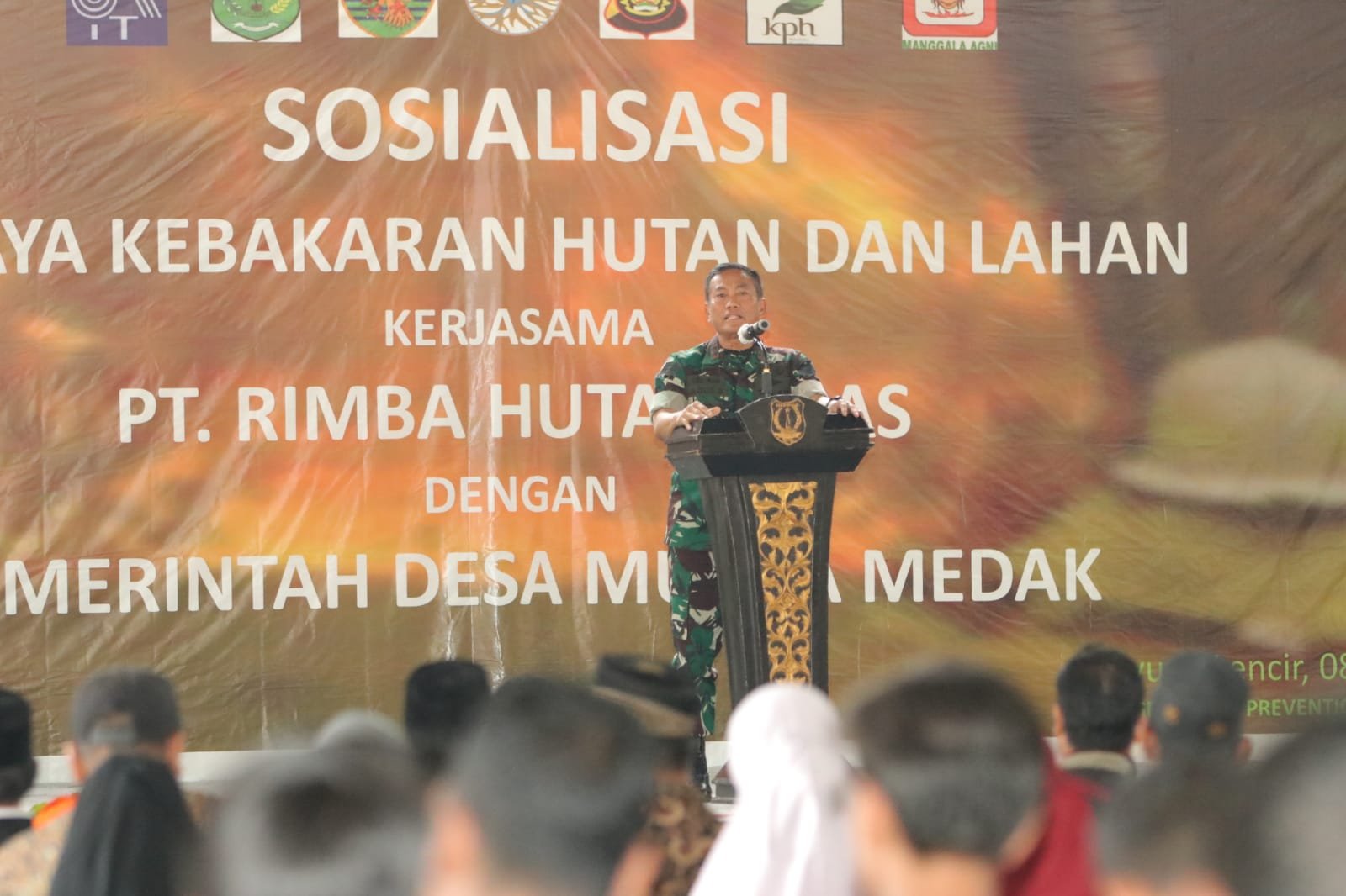 Pangdam II/Sriwijaya Sosialisasikan Bahaya Karhutla di Desa Muara Medak 1 IMG 20220708 WA0016
