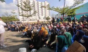 Audensi Buntu, Perusahaan Outsourcing PT Buditexindo Tidak Datang Temui Buruh di Swiss-Belhotel Moderen