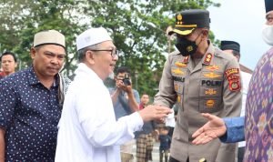 Kapolres Klungkung Pimpin Pengamanan Sholat Idul Adha