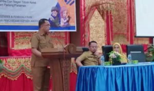 Mewakili Bupati Padang Pariaman, Staf Ahli Alfian Membuka Kegiatan Sosialiasi DRPPA