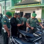 Kodim 1616/Gianyar Gelar Cek Kendaraan Dinas Maupun Pribadi
