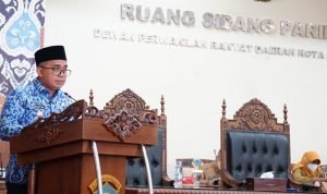 Hadiri Rapat Paripurna ke-23, Maulan Aklil Paparkan Raihan WTP Kota Pangkalpinang 5 Kali Berturut