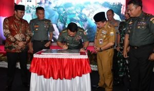 Pangdam II/Swj Saksikan Langsung Peresmian Gedung Baru Makorem 042/Gapo Oleh Kasad