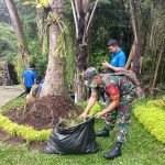 Babinsa Koramil 1616-03/Tampaksiring Laksanakan Giat Jumat Bersih 