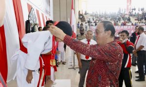 Bupati ROR Hadiri Kejuaraan Karate Kajati CUP III Hari Pertama