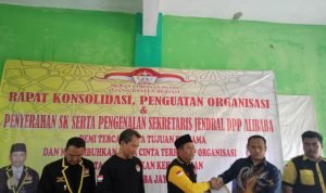 Ormas Aliansi Banten Bersatu (Alibaba) Gelar Rapat Konsolidasi dan Penyerahan SK Sekjen Baru
