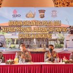 Dirlantas Polda Bali Berikan Arahan Ke Personel Satlantas Polres Klungkung