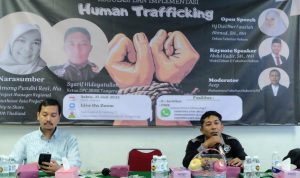 Ketua DPC SBMI Tangerang Menjadi Narasumber Seminar Tentang Perdagangan Orang