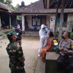 Babinsa Kodim 1616/Gianyar Laksanakan Testing, Tracing, dan Treatment
