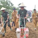 Pangdam II/Swj Dampingi Kasad Launching Ketahanan Pangan di Jambi