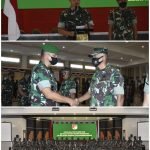 Sambut Kedatangan Satgas Apter Kodim Persiapan di wilayah Kodam XVII/Cenderawasih