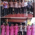 Kuker Kapolres Minahasa di Polsek Kombi, Ciptakan Kamtibmas Yang Kondusif