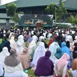 Al Habib Umar Bin Toha Alhabsy  Pimpin Sholat Idul Adha 1443 H di Lapangan Makodam XIII/Mdk