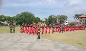 Dandim Gianyar Cek Langsung Kesiapan Paskibraka Kabupaten Gianyar