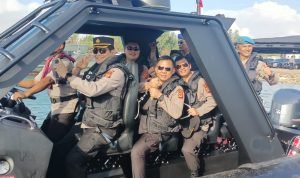 Kapolda Bali Lakukan Sea Trial Rigid Inflatable Boat