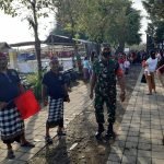 Babinsa 1616-02/Ubud Kawal Dan Pantau Karnaval Budaya Yayasan TK Kumara Kencana 