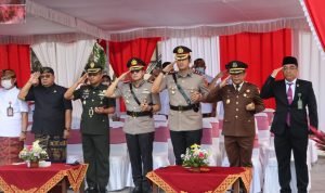 Kapolres Badung Hadir Dalam Upacara Peringatan HUT Provinsi Bali Ke-64