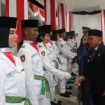 Wali kota Pangkalpinang Maulan Aklil Kukuhkan 36 Anggota Paskibraka