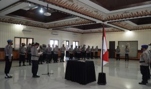 Kapolresta Denpasar Pimpin Sertijab Kabag Ren Dan Kapolsek Kuta