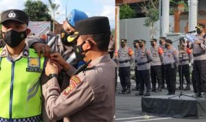 Polres Karangasem Gelar Apel Kesiapan Operasi Bina Waspada Agung 2022