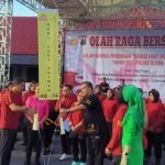 Peringati Hari Jadi Polwan Ke 74 Tahun 2022 Polres Blora Gelar Olahraga Bersama