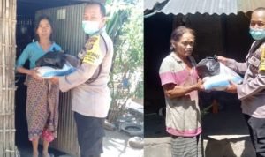 Bhabinkamtibmas Salurkan Bantuan Kepada Lansia