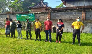 Karya Bakti TNI Di Wilayah Kodim 1616/Gianyar Desa Sidan