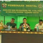 Kodim 1616/Gianyar Terima Kedatangan Tim Pembinaan Mental 163/Wira Satya