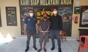 Personil Polsek Benoa Amankan DPO Polda Maluku Atas Dugaan Pornografi