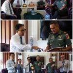 Kuker Kepala Perwakilan BI Sulut Ke Makodam XIII/Merdeka