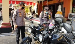 Kapolres Buleleng Distribusikan 13 Kendaraan Roda Dua Kepada Bhabinkamtibmas