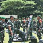 Kasdam II/Swj Cek Kesiapan Satgas Pamtas Yonif 143/TWEJ