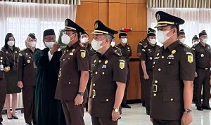 Kejaksaan Tinggi Kepulauan Babel Melakukan Pelantikan dan Pengambilan Sumpah Pejabat Eselon III