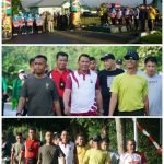 Letkol Inf Ircham Effendy Turut dalam Kegiatan Jalan Sehat di Mako Rindam XIII/Merdeka