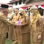 Bupati Merangin H Mashuri Serahkan 15 Sepeda Motor Dinas