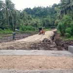 Program TMMD ke-114 Kodim 1312/Talaud, Pembuatan Jalan 1,2 KM ini sudah Capai 51 persen