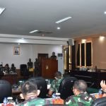 Kasdam XIII/Merdeka Pimpin Rapat Evaluasi Progja dan Anggaran Semester I TA 2022
