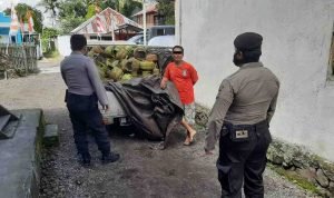 Jual Elpiji 3 Kg Bersubsidi Tak Berizin, RR Diringkus Tim UKL B Polres Minahasa