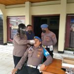 Pelaksanaan Tes Saliva di Polres Minahasa