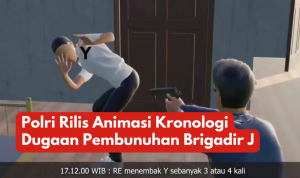Mabes Polri Rilis Animasi Kronologi Dugaan Pembunuhan Brigadir Yosua