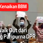 Tolak Kenaikan BBM, PKS Walk Out dari Sidang Paripurna DPR