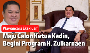H. Zulkarnaen Maju Jadi Calon Ketua Kadin, Begini Programnya